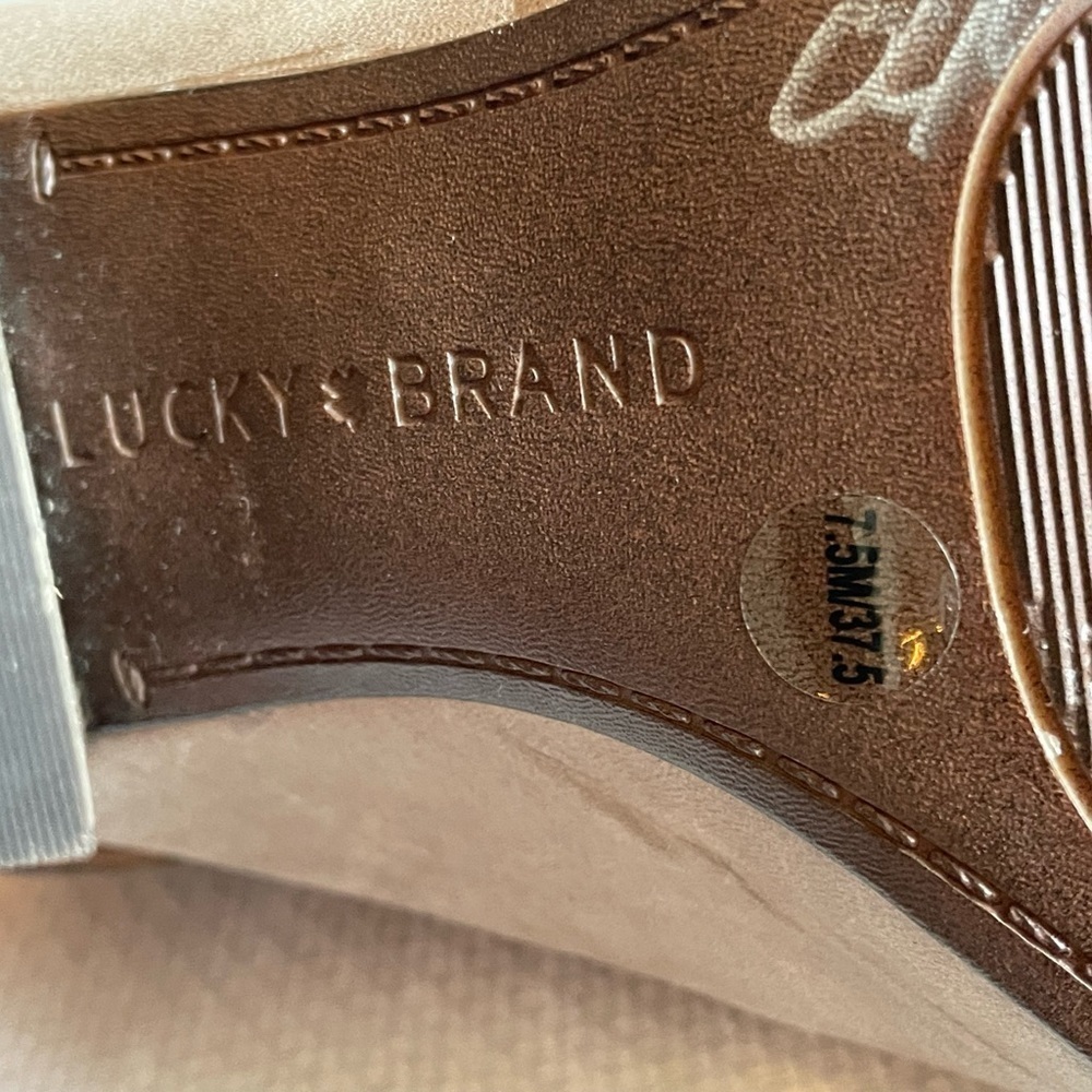 Lucky Brand Obashi peep toe shoes - Picture 7 of 10